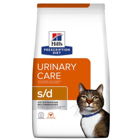 HILL'S PRESCRIPTION DIET Feline Urinary Care s/d - sausas kačių maistas Viščiukas - 3 kg
