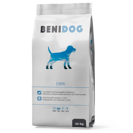 BENIDOG Puppy - sausas maistas šunims - 20kg