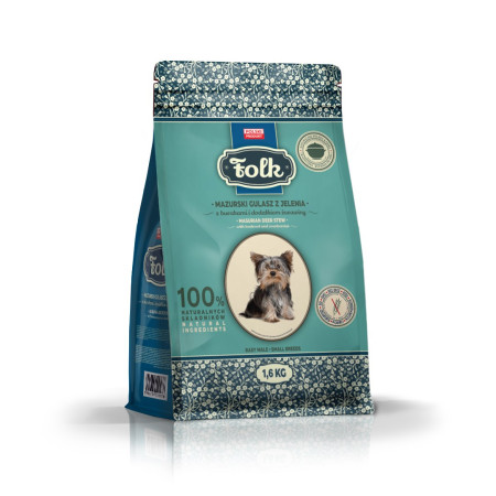 FOLK Mažų veislių tradicinis masūrijos elnienos troškinys su burokėliais ir spanguolėmis 1,6kg