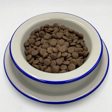 FOLK Junior vidutinėms ir didelėms veislėms švelnus maistas šuniukams su triušiu, veršiena ir morkomis 10kg