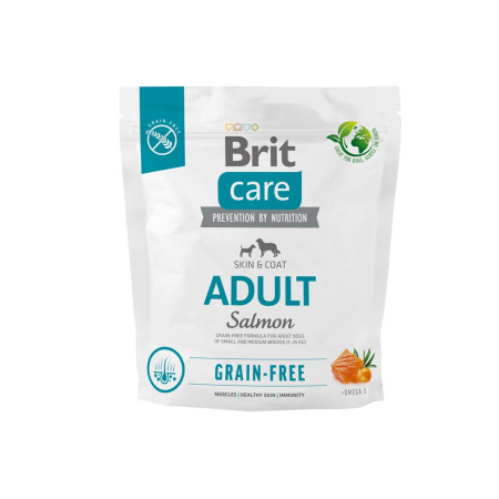 BRIT Care Dog Grain-free Suaugusiųjų Mažų ir Vidutinių Veislių Lašiša - sausas maistas šunims - 1 kg