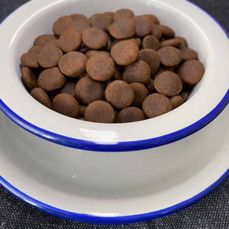 FOLK Vidutinėms ir didelėms veislėms - avienos patiekalas su stručiu ir petražolėmis - sausas maistas šunims - 12 kg