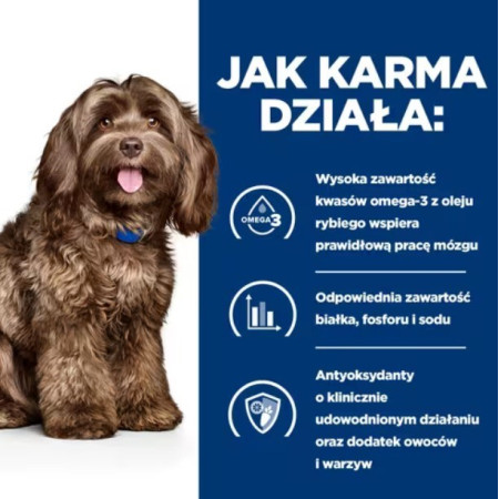 HILL'S PD B/D - smegenų senėjimo priežiūra su vištiena - sausas maistas šunims - 12 kg