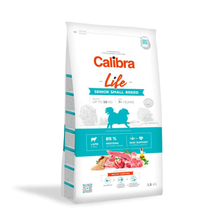 CALIBRA Dog Life Senior Mažų Veislių Aviena - sausas maistas šunims - 1,5kg