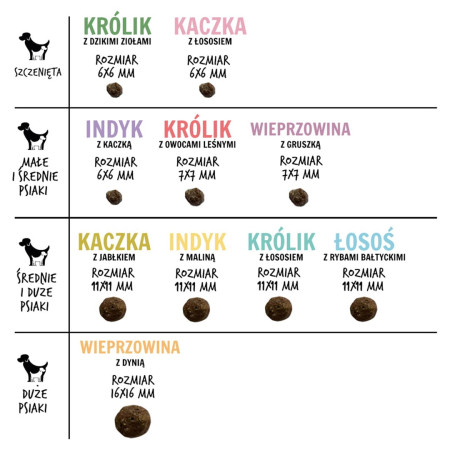 PAKA ZWIERZAKA Lašiša su Baltijos žuvimi M - sausas maistas šunims - 1,5kg