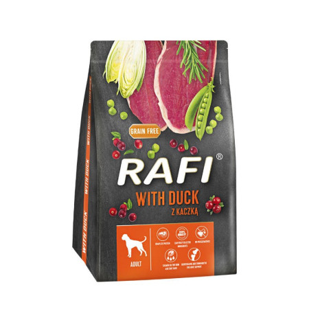 DOLINA NOTECI RAFI Adult with duck - sausas maistas šunims - 3kg