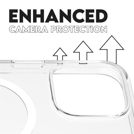 PanzerGlass MagSafe dėklas iPhone 16 Pro Max, skaidrus