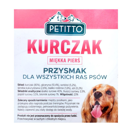 PETITTO Minkštos vištienos krūtinėlės - 500 g