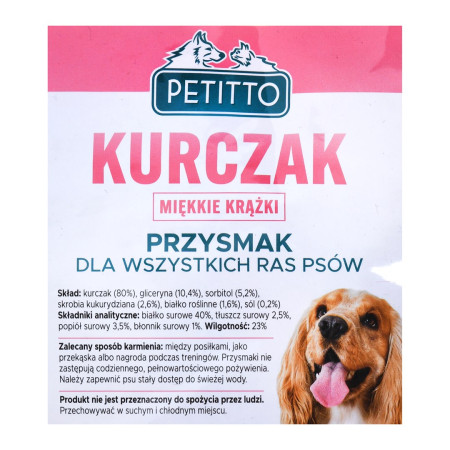 PETITTO Minkšti vištienos žiedai - 500 g