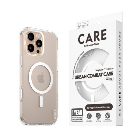 PanzerGlass MagSafe dėklas iPhone 16 Pro Max, skaidrus