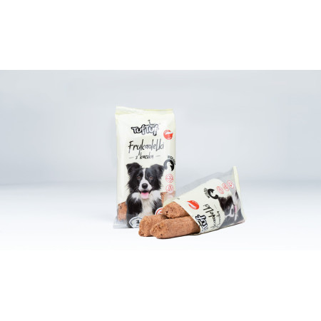 TUF TUF Mėsiški pagaliukai su antis - skanėstas šuniui - 70g