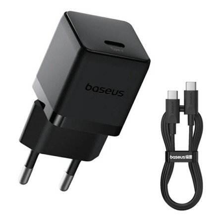 Baseus Palm 20W USB-C sieninis įkroviklis su laidu