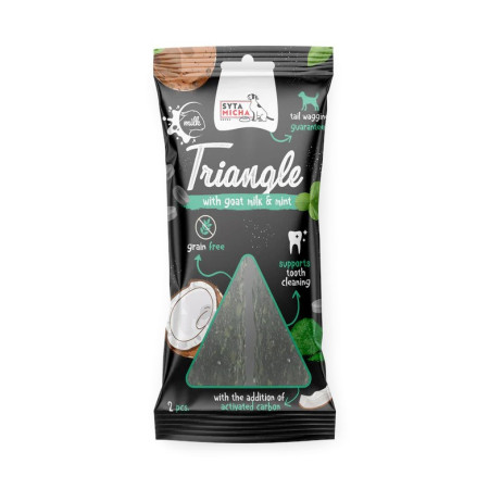 SYTA MICHA Dantų trikampis - skanėstas šuniui - 13 cm/2 vnt.