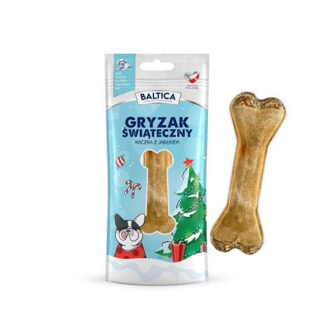 BALTICA Kalėdinis kaulas su antis ir obuoliu - 1 vnt.