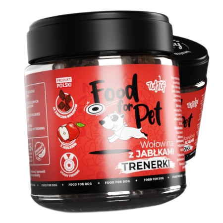 TUF TUF jautiena su obuoliu - skanėstas šuniui - 120 g