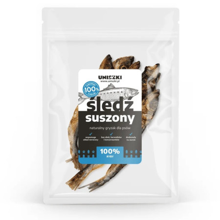 UNISZKI džiovinta silkė - skanėstas šunims - 50 g