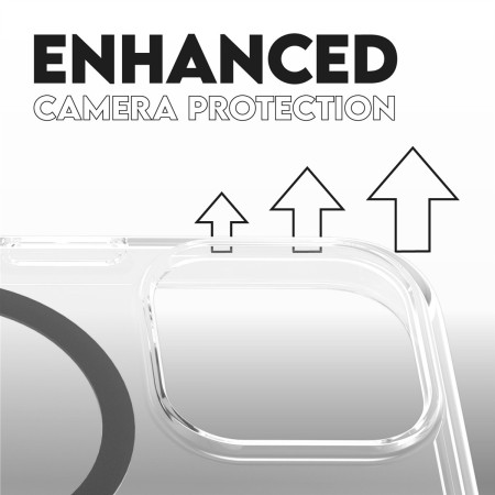 PanzerGlass CARE Flagship dėklas su Black MagSafe iPhone 16 Pro