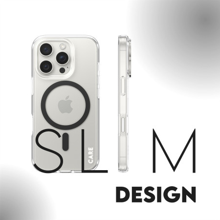 PanzerGlass CARE Flagship dėklas su Black MagSafe iPhone 16 Pro