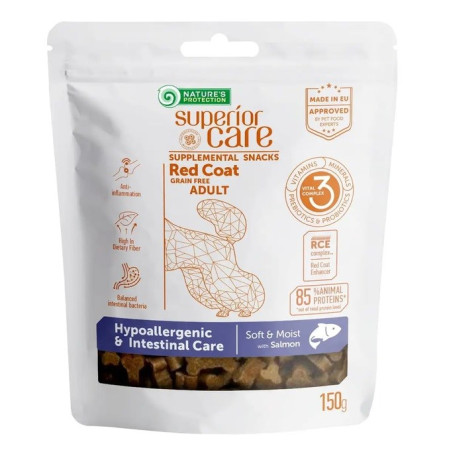 NATURE'S PROTECTION Superior Care su lašiša - skanėstas šunims - 150 g