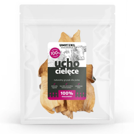 UNISZKI Veršelio ausys - skanėstas šuniui - 10 vienetų