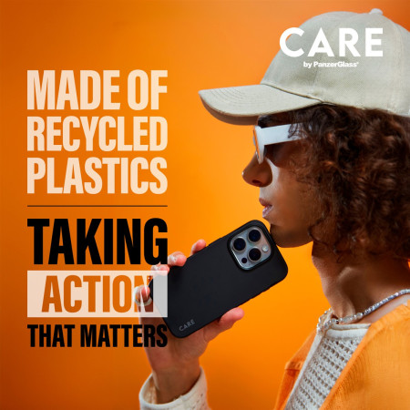 PanzerGlass iPhone 16 dėklas su MagSafe, juodas