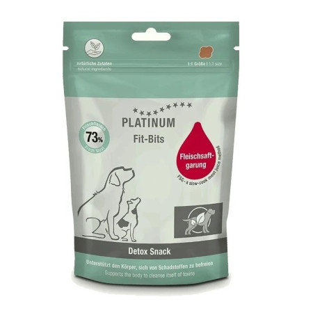 PLATINUM Fit-Bits Detox - skanėstas šuniui - 150g