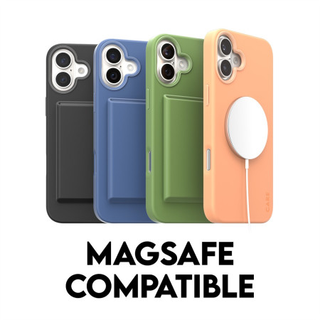 PanzerGlass iPhone 16 dėklas su MagSafe, juodas