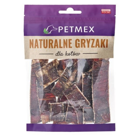 PETMEX jautienos gerklės juostelės - skanėstas katėms - 40g