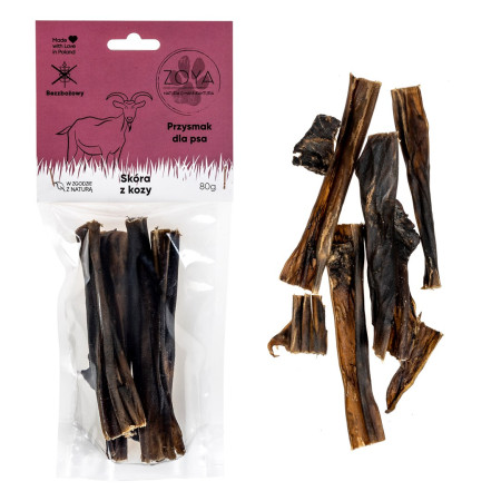 ZOYA Ožkos odos skanėstas šuniui - 80g