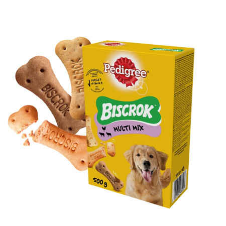 Pedigree Biscrock Original 500g Suaugusių Viščiukas