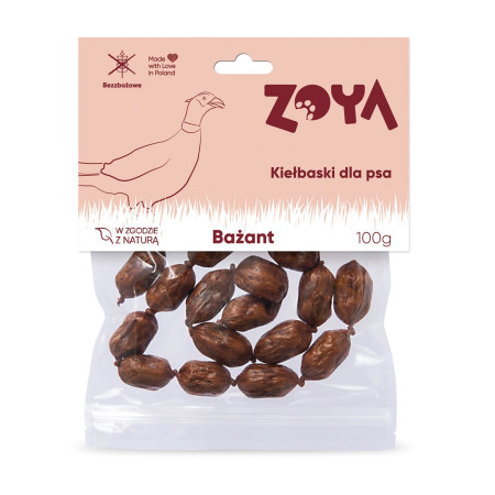ZOYA Fazano dešrelės - skanėstas šuniui - 100g