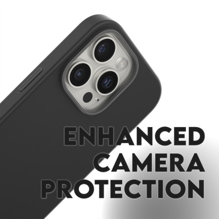 PanzerGlass iPhone 16 Pro dėklas su MagSafe, juodas