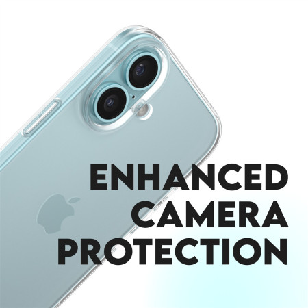 PanzerGlass iPhone 16 dėklas X-Ray Soft Basic, skaidrus