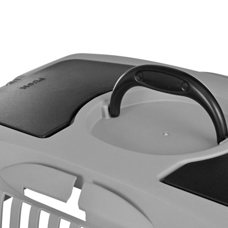 ZOLUX Gulliver 2 grey - nešioklė su metalinėmis durelėmis mažiems gyvūnams - 55x36x35 cm