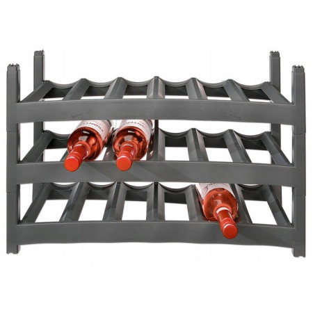 ROTHO Vario vyno lentyna antracitas - stovas 6 buteliams