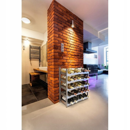 ROTHO Vario vyno lentyna antracitas - stovas 6 buteliams