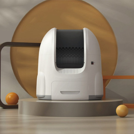 SPONGE Pet Litter Box - savaime išsivalanti kačių dėžė