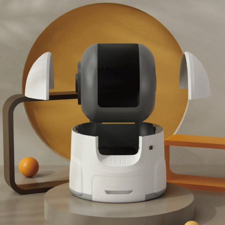 SPONGE Pet Litter Box - savaime išsivalanti kačių dėžė