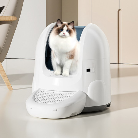 SPONGE Pet Litter Box - savaime išsivalanti kačių dėžė