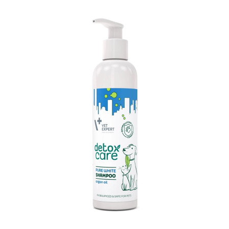 VET EXPERT Detox Care Pure White Shampoo - šampūnas šunims ir katėms - 250 ml