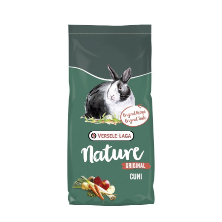 VERSELE-LAGA Nature Original Cuni - Maistas miniatiūriniams triušiams - 9 kg