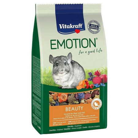 VITAKRAFT EMOTION BEAUTY - sausas maistas šinšiloms - 600 g