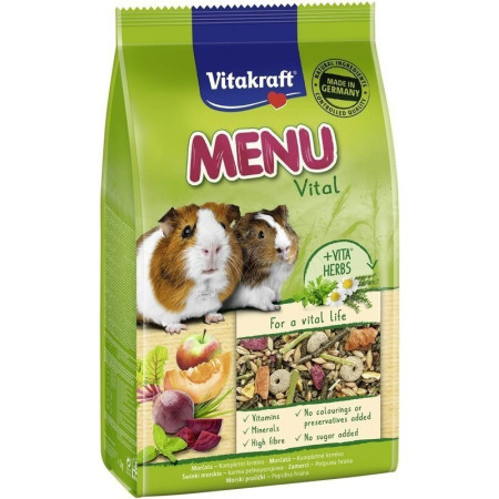 VITAKRAFT Menu Vital - maistas jūrų kiaulytėms - 1 kg