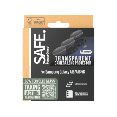 PanzerGlass SAFE. by ® Kamera objektyvo apsaugos stiklas Samsung Galaxy A16 4G | A16 5G