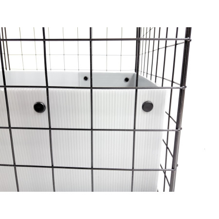 C&C modulinis narvas 4x2 145 x 75 cm sidabrinis