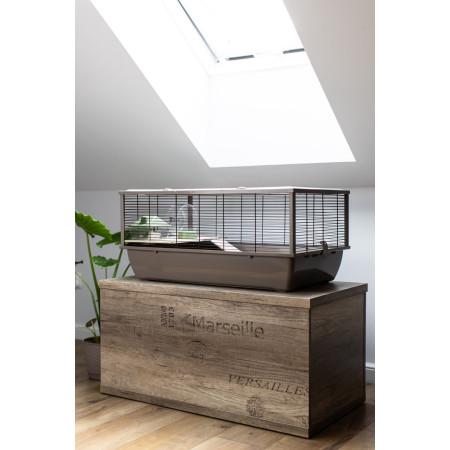 INTER-ZOO Bob Wood Japandi - narvelis graužikams 78 x 36 x 48 cm