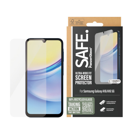 PanzerGlass SAFE. by ® Ekrano apsauga Samsung Galaxy A16 | A16 5G