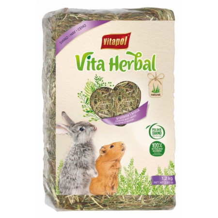 VITAPOL Vita Herbal - Šienas graužikams - 1,2 kg