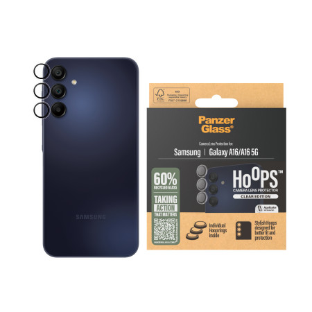PanzerGlass ® Hoops® Kamera objektyvo apsaugos stiklas Samsung Galaxy A16 | A16 5G