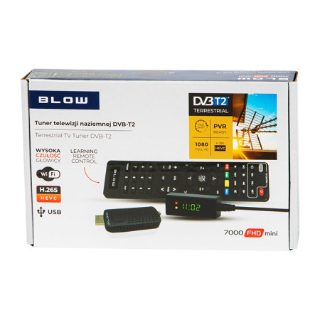 BLOW Tuner DVB-T2 7000FHD MINI H.265